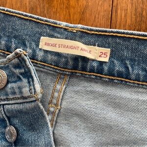 Levi’s Ribcage Ankle Straight - medium indigo 25